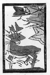 Carte à jouer japonaise avec image d