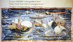 Navires à voile, illustration pour l