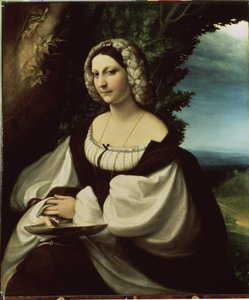 Portrait de dame - (c.1489 1534) Correggio