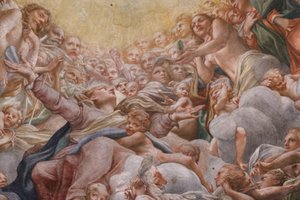 Vierge entre Adam et Ève (détail) - (c.1489 1534) Correggio