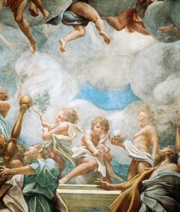 Éphèbes et apôtre, détail de l