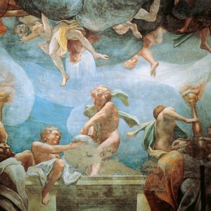 Éphèbes sur le balcon (détail de l