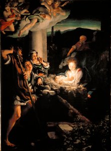Sainte Nuit (Nativité) - (c.1489 1534) Correggio