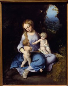 La Vierge, Jésus et Saint Jean enfant