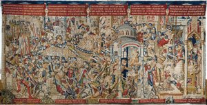 La guerre de Troie : La destruction de Troie, c.1470