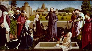 La Résurrection de Lazare - (fl.1450 75) Master of Coetivy