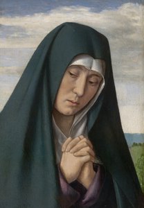 Fragment de Christ portant la croix : Vierge en deuil - (fl.c.1483 c.1529) Master of Moulins