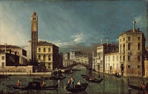Scène de canal, Venise - Giovanni Antonio Canal