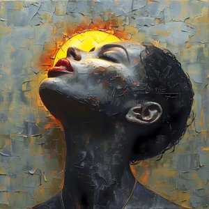 Peinture de la Lune et de la Femme