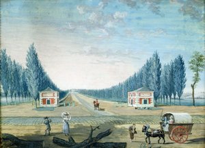 Entrée du Parc du Raincy, vers 1754-93 - 1717 1806 Carmontelle