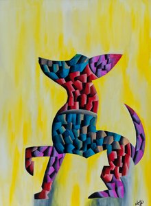 Le chien est venu - GilhausArt