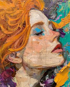 Peinture abstraite d