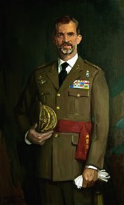 Portrait de Felipe VI - Alejandro Cabeza