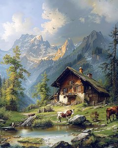 Beau paysage en automne