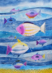 Neuf petits poissons
