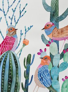 oiseaux affamés - Marys Watercolors
