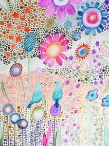 Deux petits oiseaux - Marys Watercolors