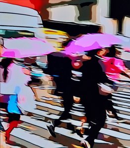 Parapluie rose - Mavet