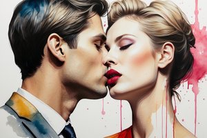 Baiser Pop Art W51 - Mario Witt
