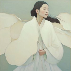 Femme japonaise portant un kimono traditionnel, Custom Canvas Prints