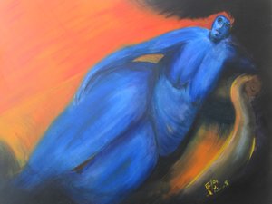 La femme bleue