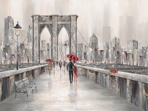 Roses, pont de Brooklyn