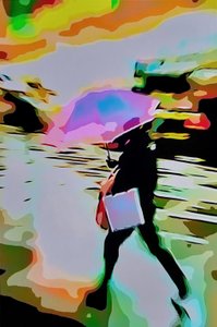 Fille psychédélique