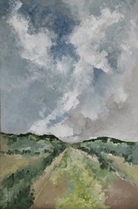 La route en vert