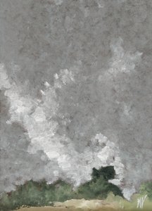 Haie et nuages - 