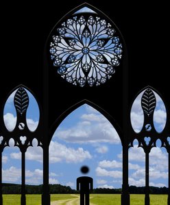 Le chemin de terre (de la série : impressions gothiques) - Alexander Eibach