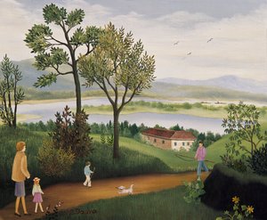 Paysage fluvial - Regine Dapra
