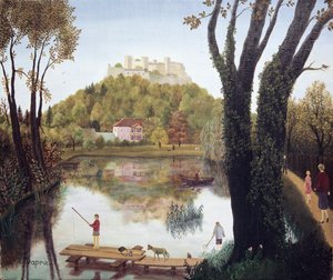 La forteresse vue de Leopodskron