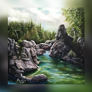 Ruisseau de montagne dans le silence