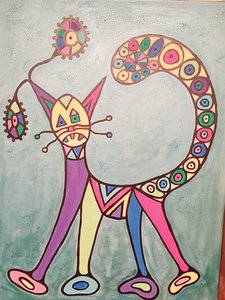 Chat frustré - Steffi_Seiler_Art