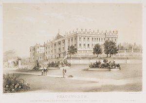 Château de Chatsworth, Derbyshire, 1839 - 4th Earl of Morton James Douglas