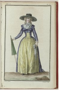 Cabinet des Modes ou les Modes Nouvelles, 1er mars 1786, 8e cahier, pl. I - A.B. Duhamel