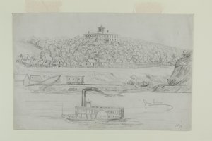 Dessin au crayon Glen Eden par A.B. Greene - A.B. Greene