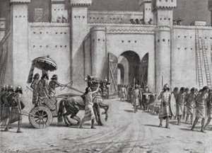 La capture de Damas par Teglath-Phalasar IV, 732 av. J.-C.