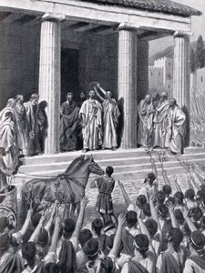 Thémistocle honoré à Sparte, illustration de 