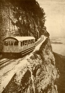 Sur le chemin de fer Arth-Rigi, 1930 - A.G Werthi