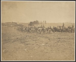 [Première batterie du Connecticut, près de Fredericksburg] - A.J. Russell