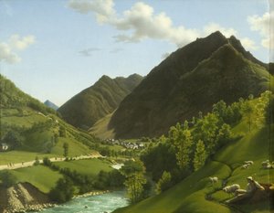 Une vallée dans les Pyrénées