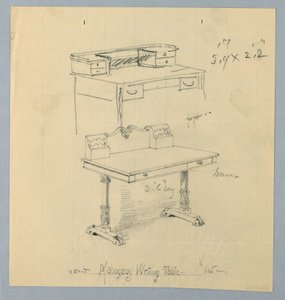 Conception et Croquis pour "Table d