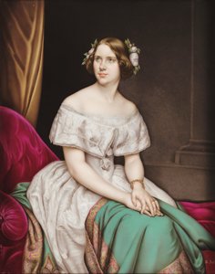 Portrait de Francisca de Bragance, Princesse de Joinville - A. Asel