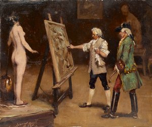 Une visite au studio