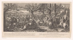 Roi Porus vaincu devant Alexandre le Grand (Les batailles d