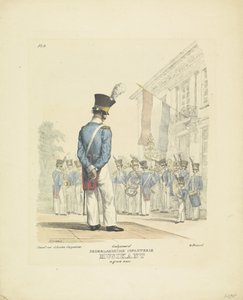 Musicien en uniforme complet