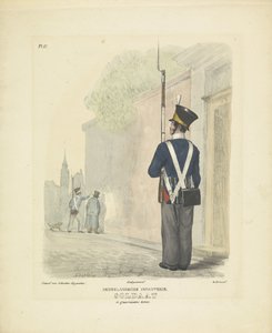 Soldat en tenue de garnison, 1820-1825 - A. Courtois