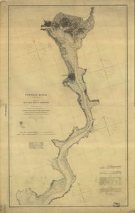 Rivière Potomac (en quatre feuilles) : Feuille no. 4, de Indian Head à Georgetown