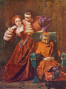 Shakespeare : Silvia et Valentine, Les Deux Gentilshommes de Vérone, Acte III, Scène 1 - A. E. Elmore